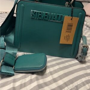 Steve Madden Aqua Crossbody Bag